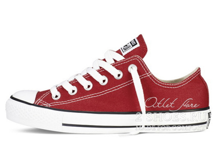 Кеды Converse All Star Low CHUCK TAYLOR Red White M9696 красные