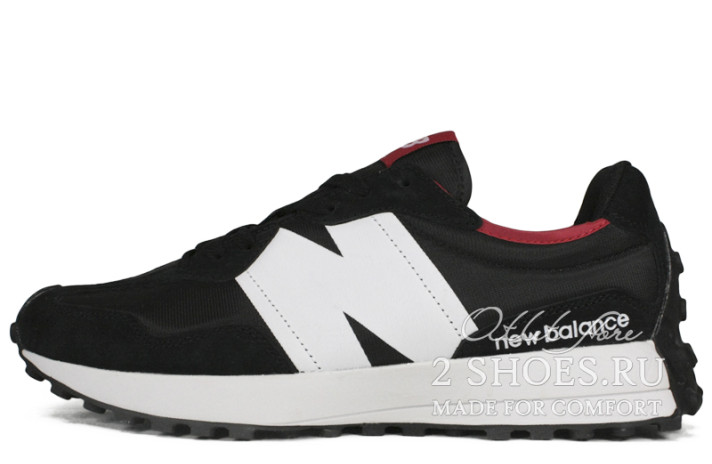 Кроссовки New Balance MS327CPG Black White  черные