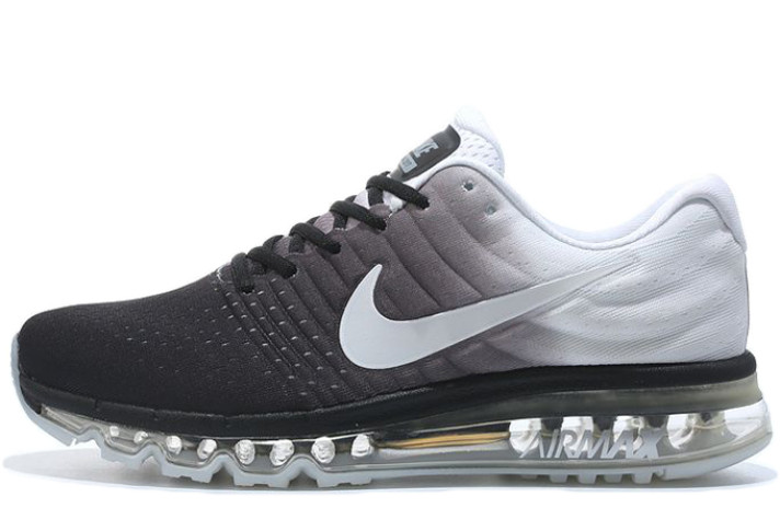 Кроссовки Nike Air Max 2017 Black White  белые, черные