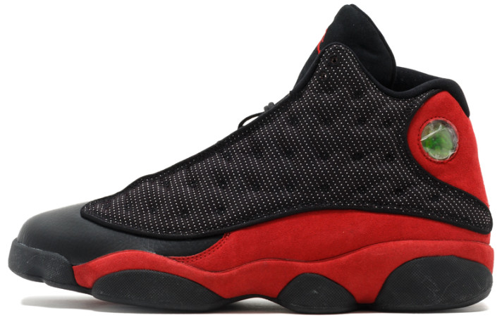 Кроссовки Nike Air Jordan 13 (XIII) Bred Black Varsity Red 414571-004 черные