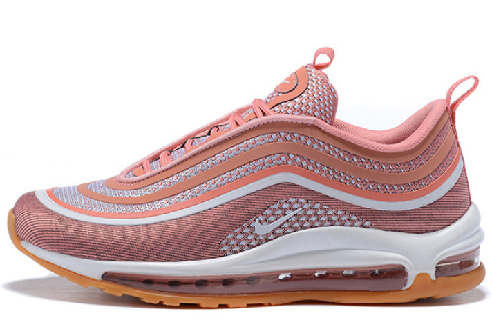 Кроссовки Nike Air Max 97 Ultra Metallic Rose Gold Pink 917704-600 розовые