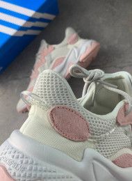 Кроссовки Adidas Ozweego White Pink живое фото 4