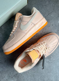 Кроссовки Nike Air Force 1 Low Crimson Tint Orange Pulse живое фото 2