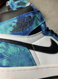 Кроссовки Nike Air Jordan 1 High Tie Dye живое фото 4