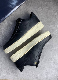 Кроссовки Nike Air Force 1 Low Black Pack White живое фото 1