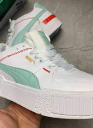 Кроссовки Puma Cali Sport Mix White Mint Red живое фото 3