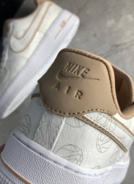 Кроссовки Nike Air Force 1 Low LX White Bio Beige живое фото 4