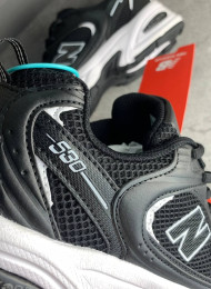 Кроссовки New Balance MR530SD Black White живое фото 4