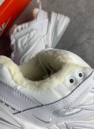 Кроссовки Nike M2K Tekno Winter White Pure Platinum живое фото 3