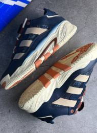 Кроссовки Adidas Niteball Cream Navy живое фото 1