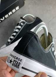 Кеды Converse All Star Low CHUCK TAYLOR Black White живое фото 4